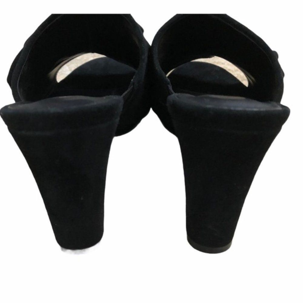 Vaneli Ruffle Suede 3" Heel - Picture 5 of 9